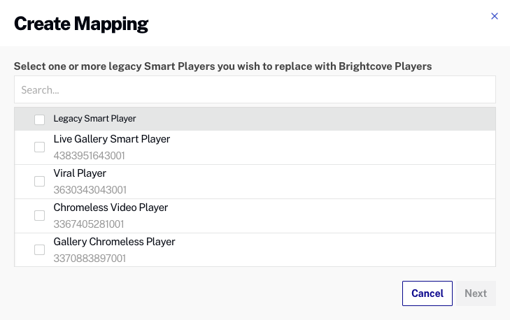 Create mapping