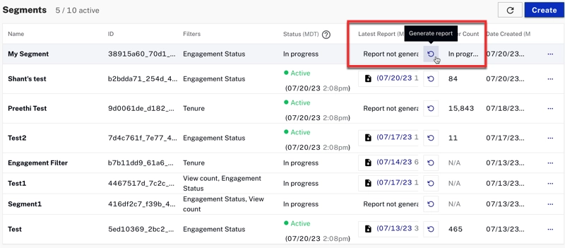 Create a Report