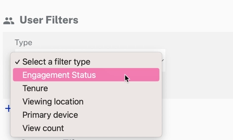 select a type