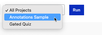 date selector