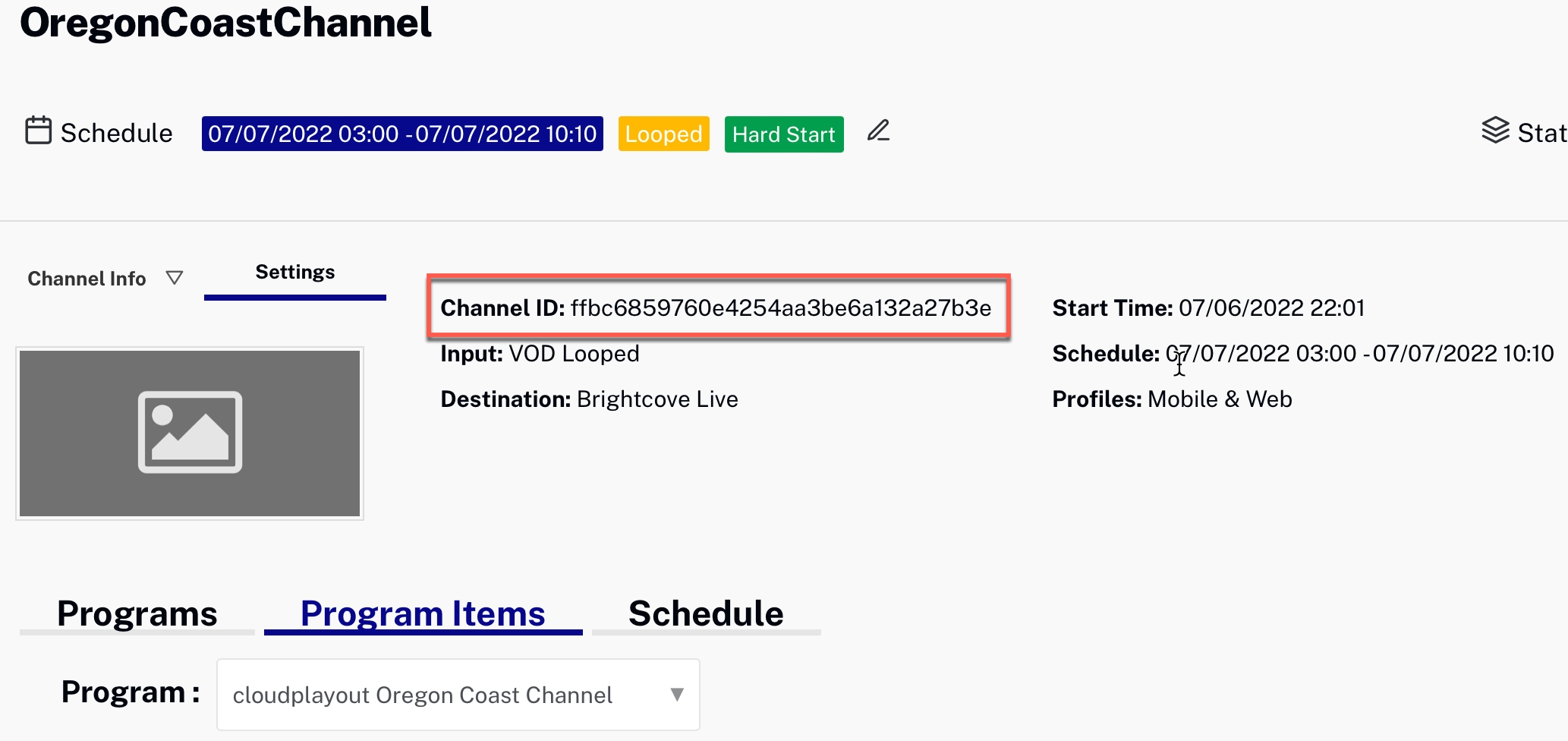 Channel ID