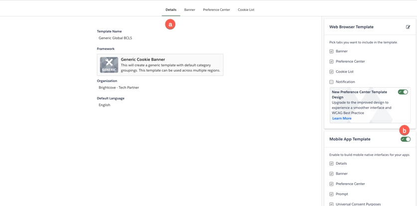 enable mobile template