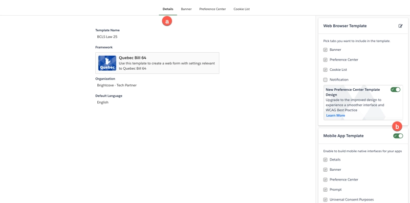 enable mobile template