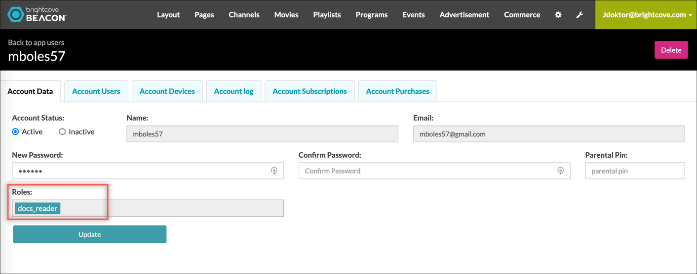 Appuser2ロール