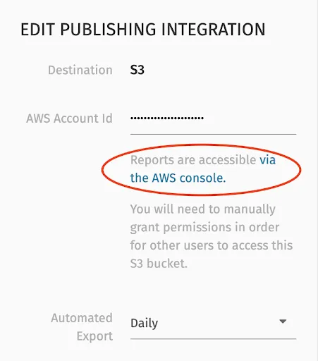 Link to Published Reports