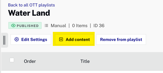 click add content