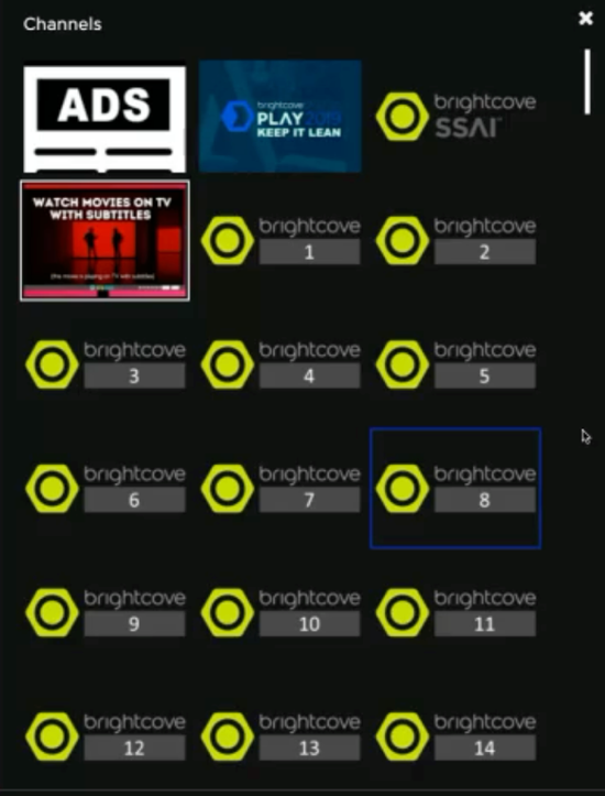channel grid layout