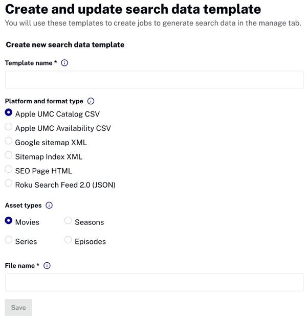 Apple UMC Catalog CSV
