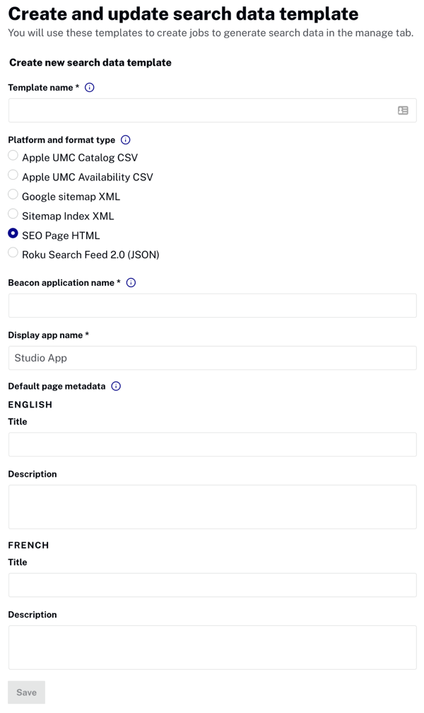 SEO Page HTML