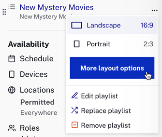 click-more layout options