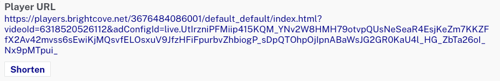 player url