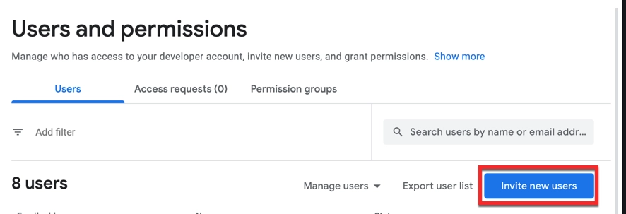 grant access