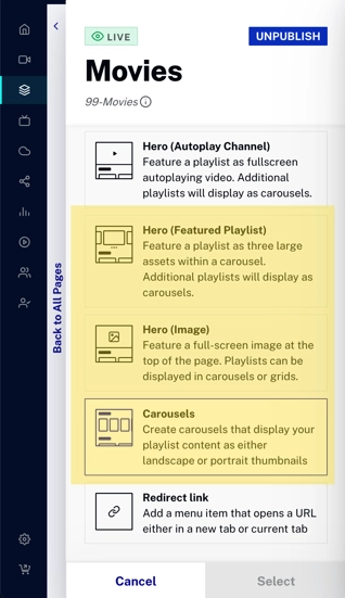 layout containers