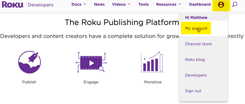 user then may account