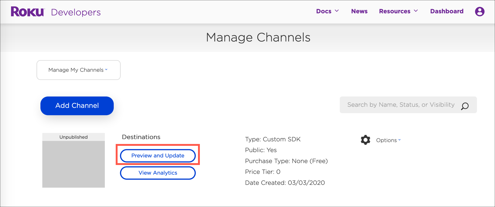 Propriétés de la mise