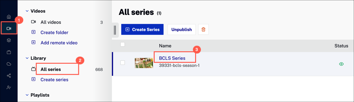 All series list